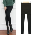 Black Queen - Inset Skirt Leggings