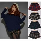 Click Japan - Elastic-Waist Plaid Shorts
