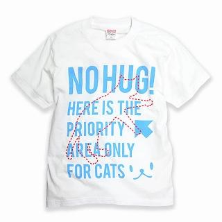 [Unisex] Crewneck Printed Tee - No Hug!
