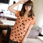59 Seconds - Pocket-Front Polka-Dot T-Shirt