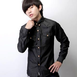 Long Sleeve Denim Shirt Long Sleeve Denim Shirt
