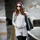 JUNY - Set: Hoodie + Sweat Shorts