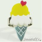 Sweet & Co. - Mini Lemon Ice-Cream Silver Ring