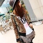 Ando Store - Faux-Fur Leopard-Print Hoodie