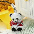 Miss Girl - Rhinestone Panda Mobile Strap