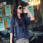 PUFFY - Set: Scoopneck Top + Leopard Tank Dress