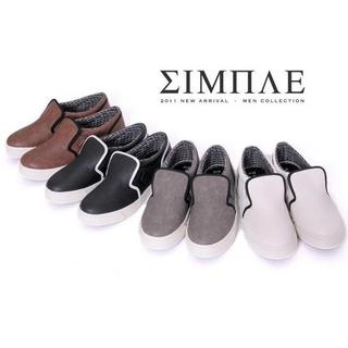 Faux-Leather Slip-Ons Faux-Leather Slip-Ons