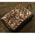 Wizz Spirit - 'Skull' Embroidered Studded Pouch with Strap