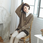 Tokyo Fashion - V-Neck Dolman-Sleeve Sweater