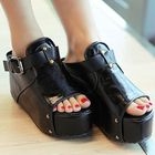 Grace Candy - Buckled Platform Sandals