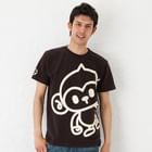 Buden Akindo - Short-Sleeve Printed T-Shirt - Peeping Big Monkey