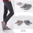 VINTAGE BROTHERS - Lace-Up Check Sneakers