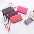 iswas - Faux-Leather Mobile Case Wristlet