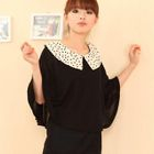 ZOO - Dotted Collar Layered Top