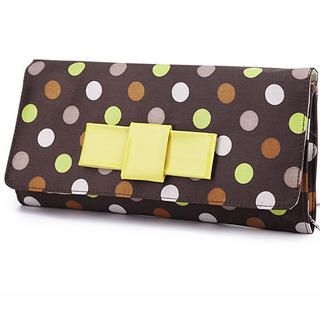 Bow-Accent Polka-Dot Clutch Bow-Accent Polka-Dot Clutch