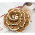Fit-to-Kill - Delicate Camellia Hairpin - Brown