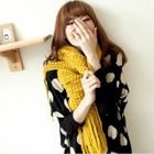 Tokyo Fashion - Open-Knit Fringed Scarf