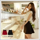 E MAGIC MIRROR - Ruffled Zip-Up Skirt