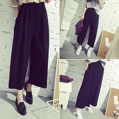 Cloud Nine - Cropped Wide-Leg Pants Cloud Nine - Cropped Wide-Leg Pants