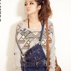 ZOO - Dolman-Sleeve Patterned Pullover