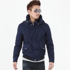 TOPGUYS - Hooded Cotton Blend Jacket
