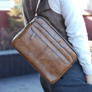 Faux-Leather Crossbody Bag Faux-Leather Crossbody Bag