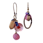 Truffles - Copper Hammer Earrings