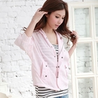 RingBear - 3/4-Sleeve Drawstring Jacket