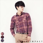 Style Impact - Long-Sleeve Plaid Shirt