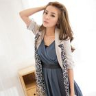 eFashion - Single-Button Blazer with Scarf