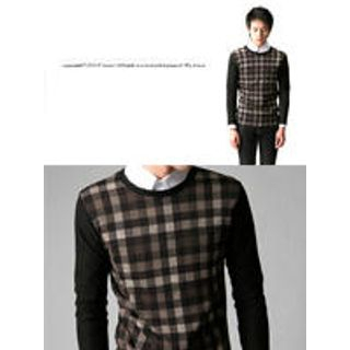 Check Knit Top Check Knit Top
