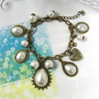 'Baroque' Faux-Pearl Bracelet