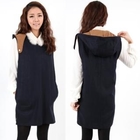 sabotte - Detachable Hooded Sleeveless Dress