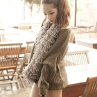 ZOO - Dolman-Sleeve Loose-Fit Sweater