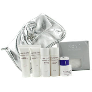 Grandaine Superior White Travel Set: Washing Cream + Cleansing Gel + Cream + Lotion + Emulsion + Sekkisei Eye + Cotton + Ba... Grandaine Superior White Travel Set: Washing Cream + Cleansing Gel + Cream + Lotion + Emulsion + Sekkisei Eye + Cotton + Ba...