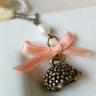 MyLittleThing - Sweetie Ribbon Pearl Hedgehog Necklace MyLittleThing - Sweetie Ribbon Pearl Hedgehog Necklace