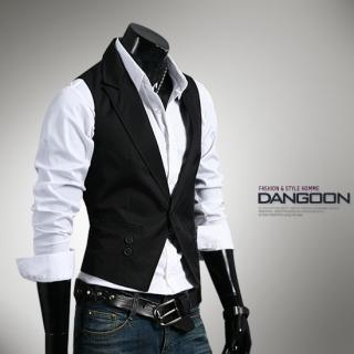 Single-Button Vest