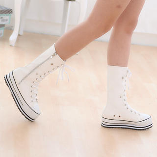 Lace-Up Boots