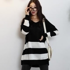 LORIKEET - Striped Knit Top