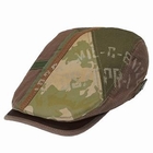 GRACE - Patchwork Printed Flat Cap