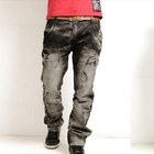MR.PARK - Distressed Straight-Leg Jeans