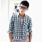 MITOSHOP - 3/4 Sleeve Linen Blend Shirt