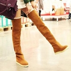 Smoothie - Faux-Suede Over-The-Knee Boots
