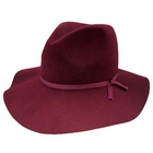 GRACE - Bow Accent Wide-Brim Fedora
