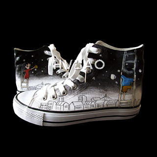 'Our Starry Sky' High-Top Sneakers