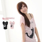 Maymaylu Dreams - Set: Short-Sleeve Print Tee + Camisole