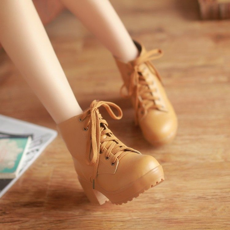pastel knee high boots