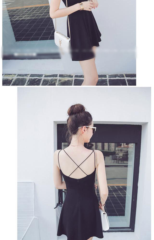 IndiGirl SpaghettiStrap Mini Dress YESSTYLE