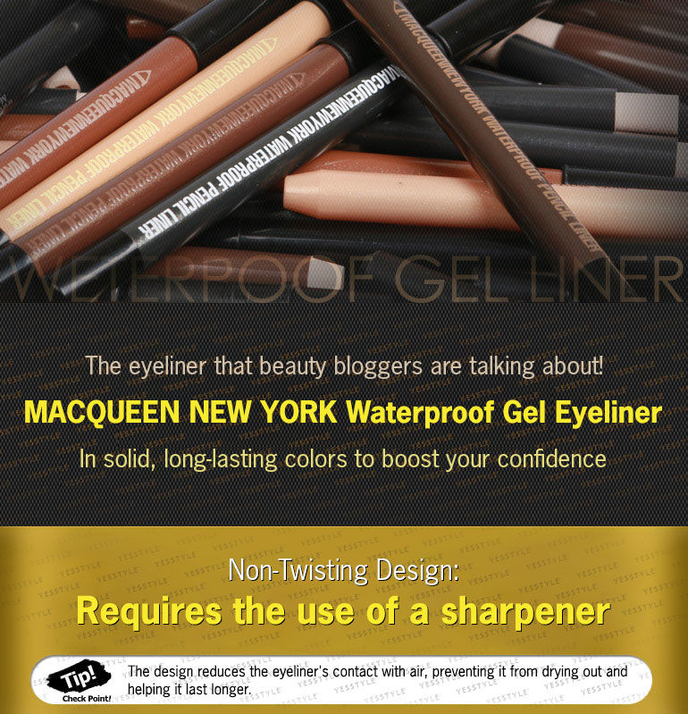 MACQUEEN Waterproof Gel Eyeliner YESSTYLE