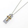 Samudra Raccolta - Gold Cross Pendant with Chain